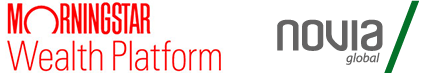 Image of the Morningstar logo and the Novia Global logo