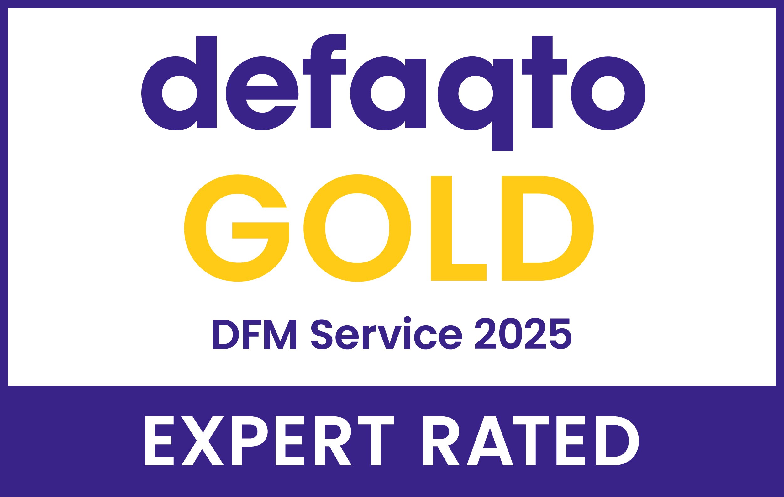 Defaqto DFM Gold Service award 2025