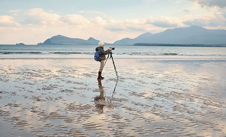 Woman at the beach
