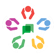 Graphic of a meeting around a table